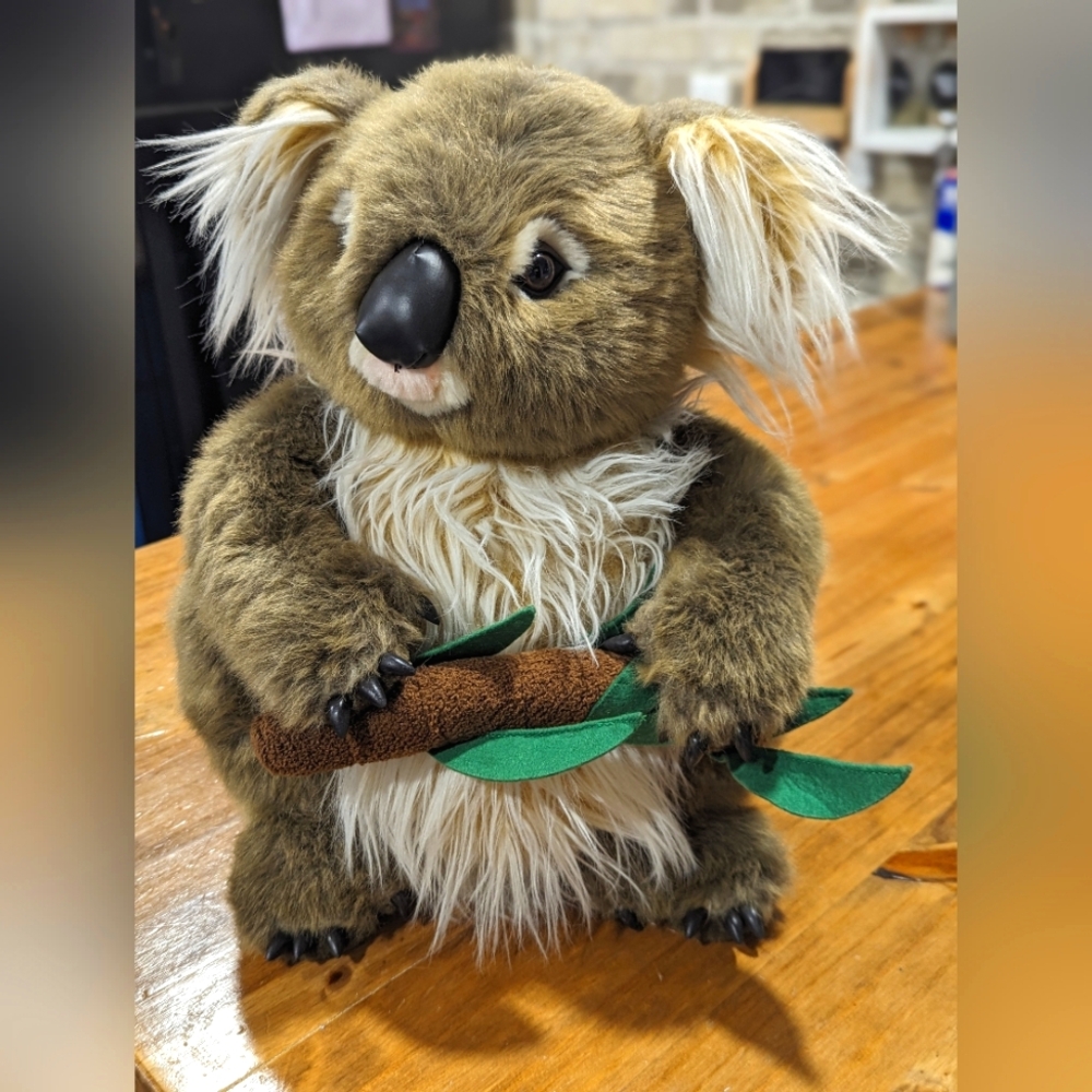 FAO Schwartz Plush Koala Bear with Bamboo 12"